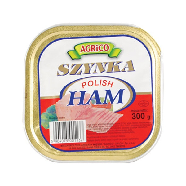 Agrico Polish Ham Minced (Szynka Exportowa) 6x300g