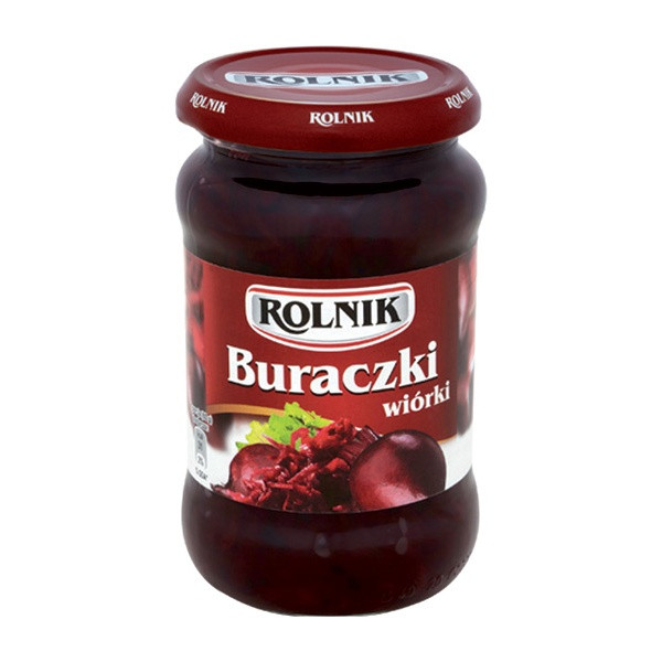 Rolnik Grated Beetroot (Buraczki Wiorki) 6x350g