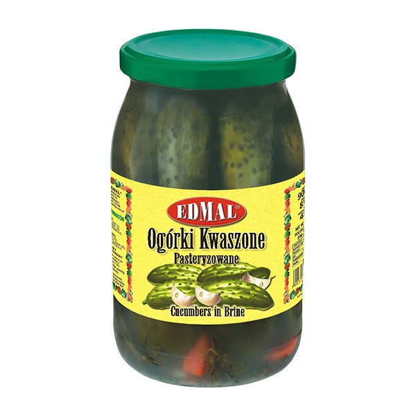 Edmal Gherkins in Brine (Ogrek Kwaszony) 8x900g