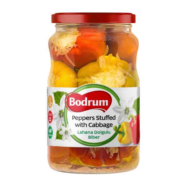 Bodrum 1700cc Red-Yellow Pepper Stuffed Cabbage 6x1650g