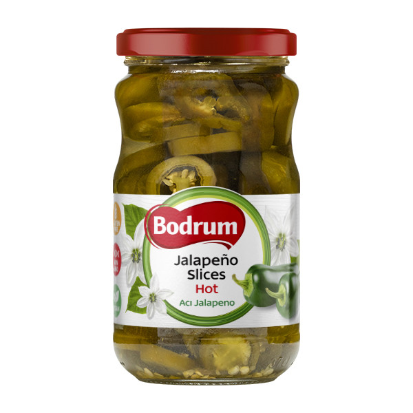 5Bodrum 370cc Jalapeno Slices Hot 6x330g