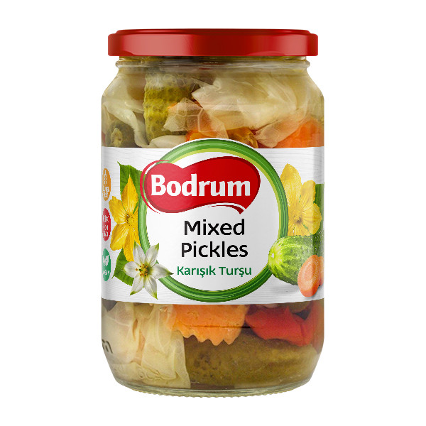 Bodrum 720cc Mixed Vegetable Pickles 6x670g