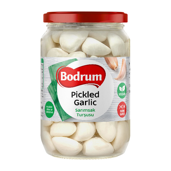 5Bodrum 720cc Pickled Garlic With Vinegar 6x700g
