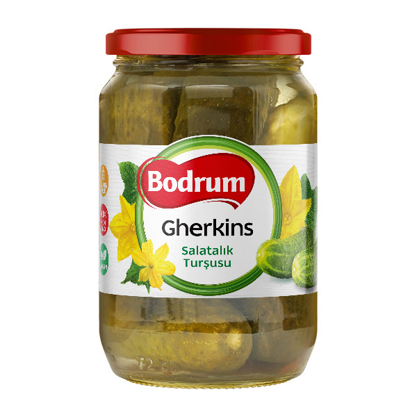 5Bodrum 720cc Gherkin Pickles 6x680g