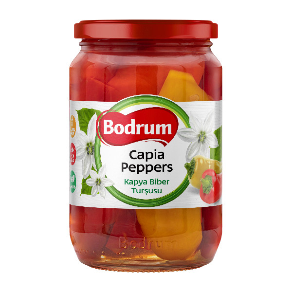 5Bodrum 720cc Kapia Pepper Pickled 6x650g