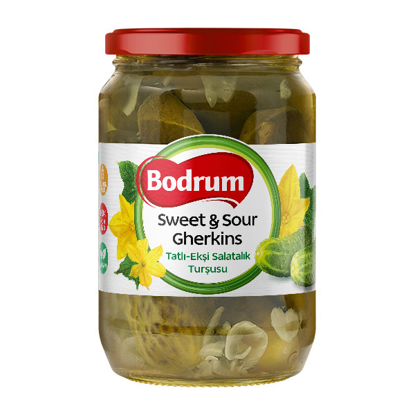 Bodrum 720cc Gherkin Sweet 6x680g