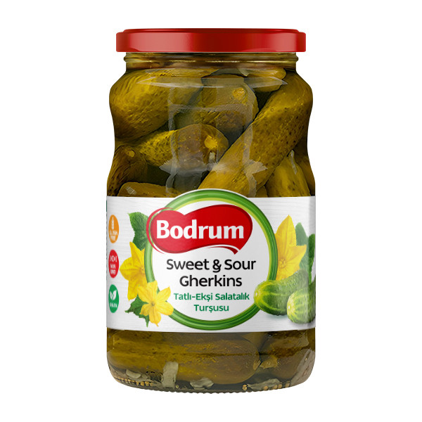 Bodrum 1700cc Cucumber Pickles Sweet 6x1650g