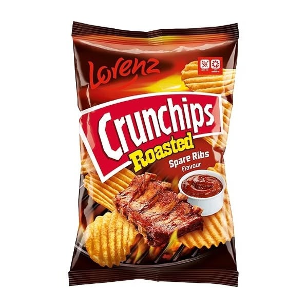 Crisps Crunchips Roasted Spare Ribs 10x120g