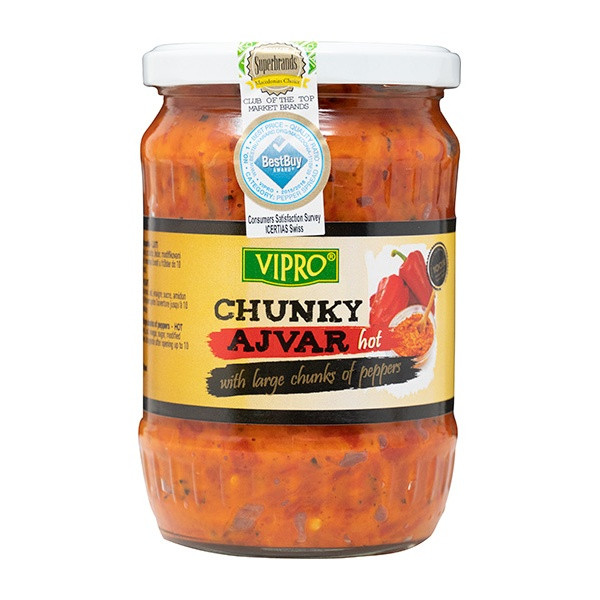Vipro Home Made Ajvar Chunky Hot 6x580ml