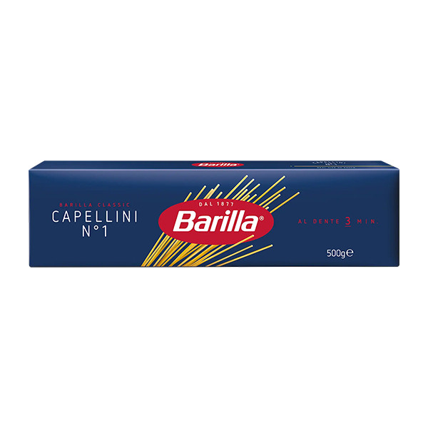 Barilla Pasta Capellini Spaghetti Extra Thin 24x500g