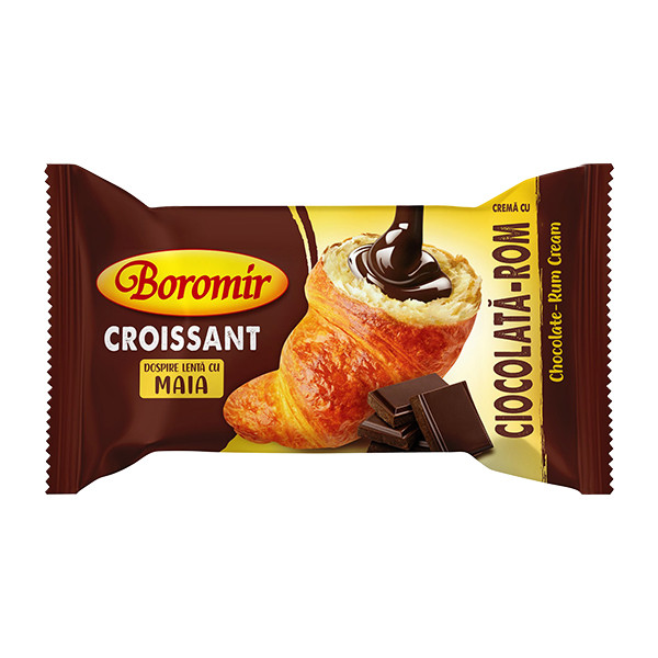 Boromir Croissant with Chocolate Rom Cream 30x60g