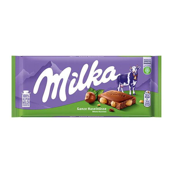 Milka Chocolate Hazelnut 24x90g