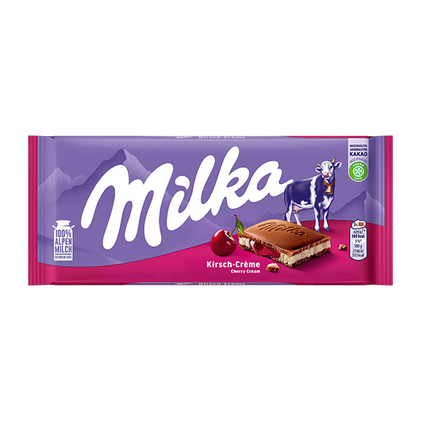Milka Chocolate with Cherry 22x100g