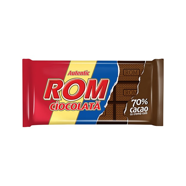 Rom Chocolate 70% with Rum 24x88g