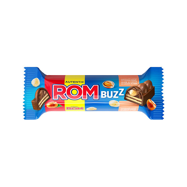 Kandia Rom Bar Buzz Hazelnut 30x50g