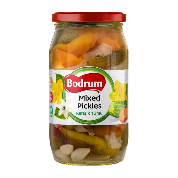 Bodrum 1000cc Mixed Vegetable Pickles 6x940g