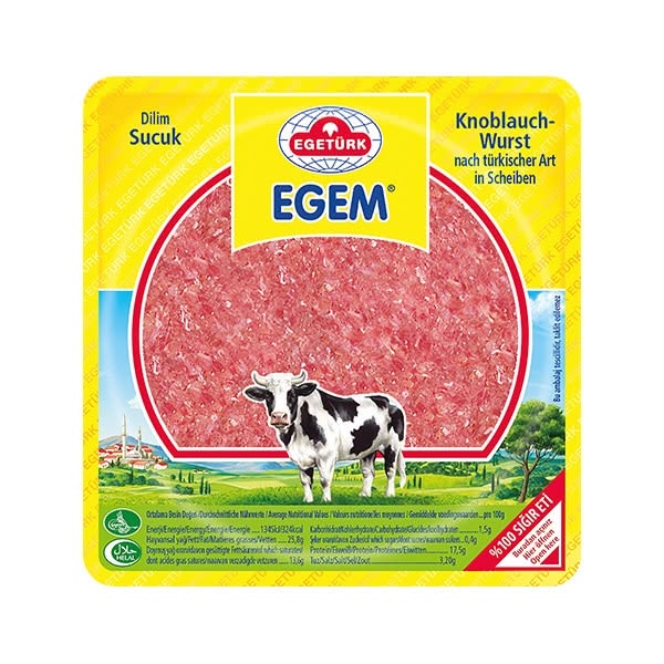 Egeturk Egem Sliced Beef Sujuk 16x150g