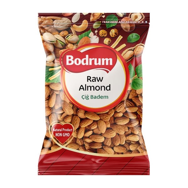 8Bodrum Almonds Raw 4x600g
