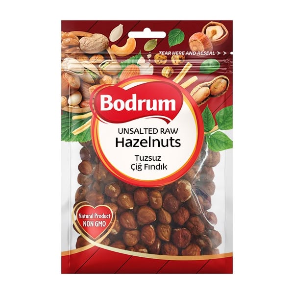 Bodrum Hazelnut Raw (Cig Findik) 6x150g