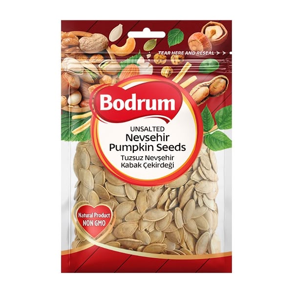 Bodrum Pumpkin Seeds Roasted Unsalted Nevsehir 6x150g