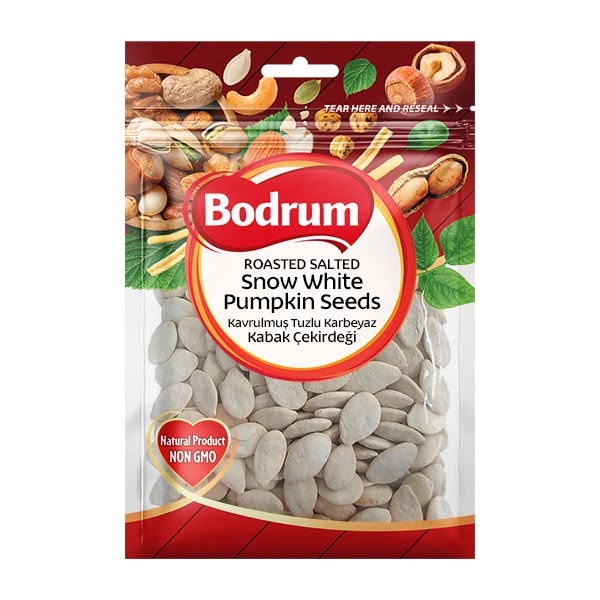 Bodrum Pumpkin Seeds Snow White R&S (Iranian) 6x150g