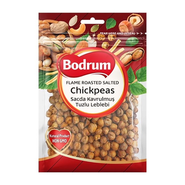 Bodrum Chickpeas Flame Roasted (Sac Leblebi) 6x150g