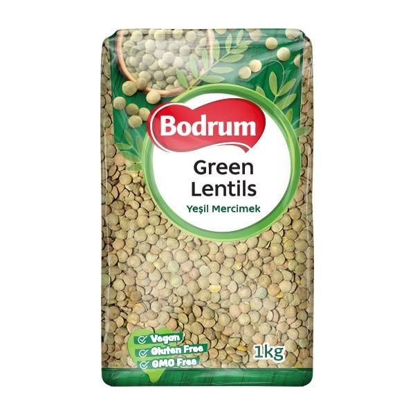 Bodrum Green Lentils 6x1kg