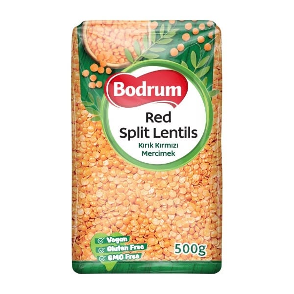 Bodrum Split Red Lentils 6x500g