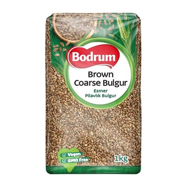 Bodrum Coarse Brown Bulgur (Esmer Pilavlik) 6x1kg