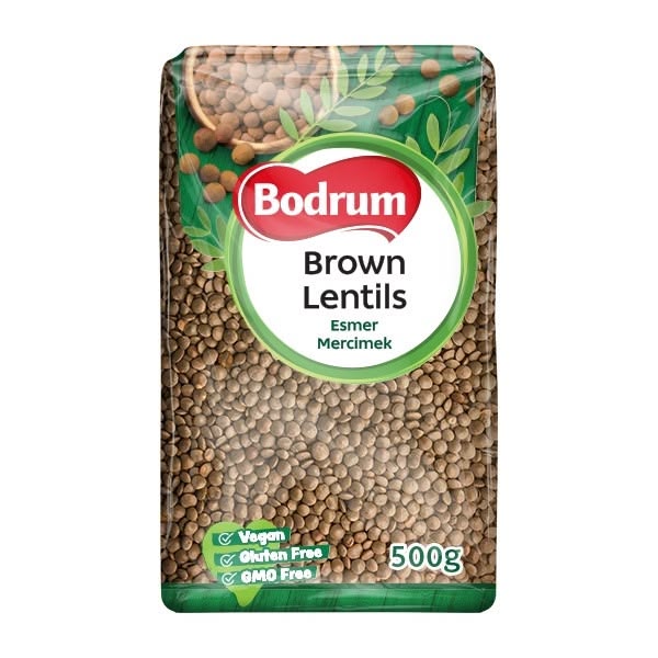Bodrum Brown Lentils (Masoor) 6x500g
