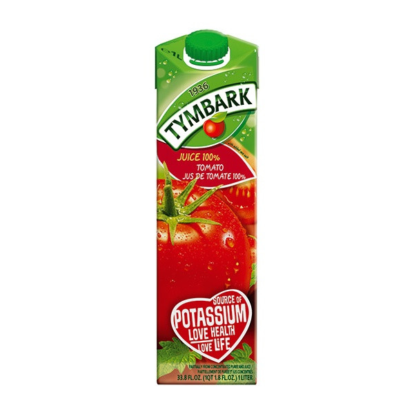 Tymbark 100% Pure Tomato Juice 12x1L