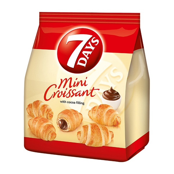 7Days Mini Croissant Cocoa Filling 8x185g (4313184)