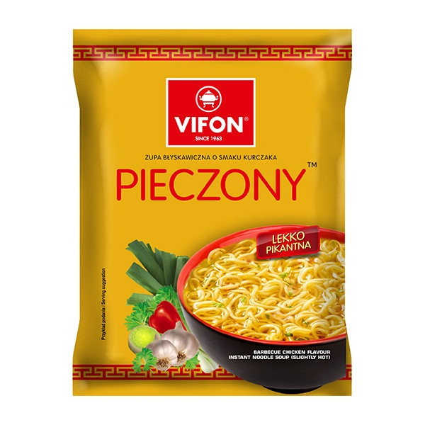 Vifon Noodle Soup Roasted Chicken (Zupa Kurczak Pieczony) 24x70g
