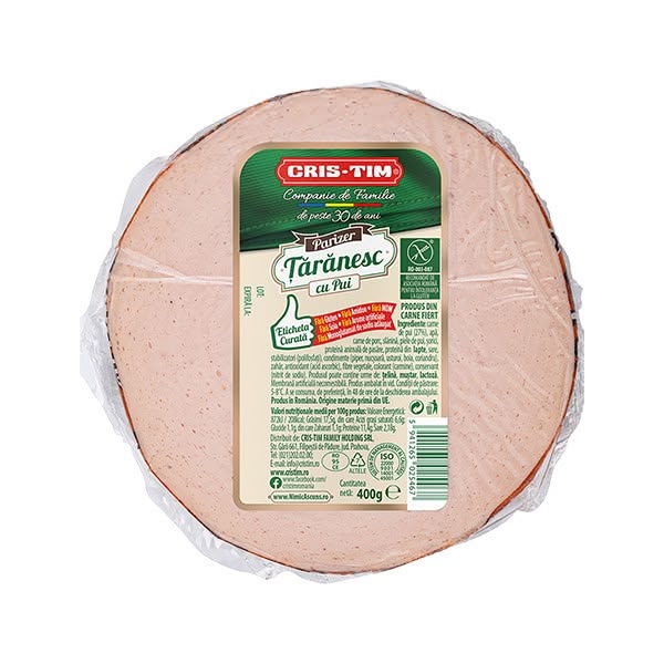 Cristim Parizer Taranesc Piept Pui 1x400g