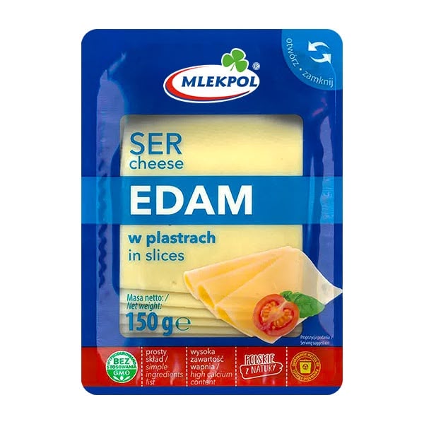 Mlekpol Edamski Sliced 12x150g