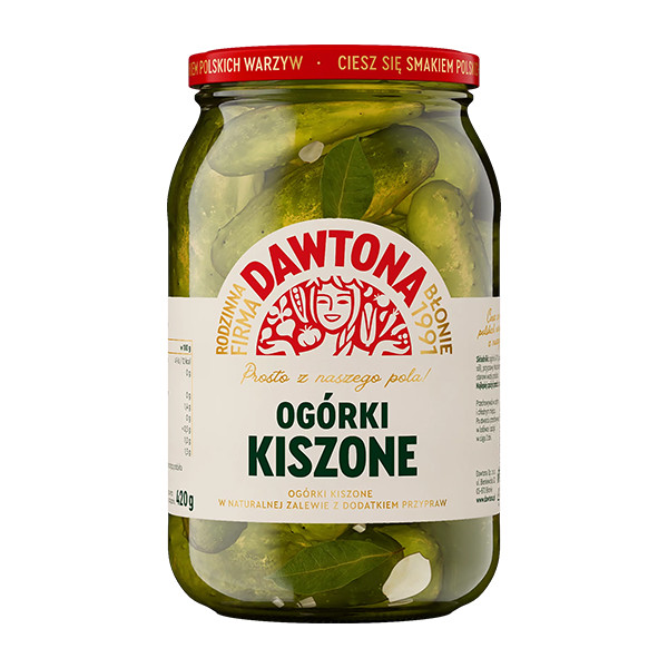 Dawtona Ogorki Kwaszone (Cucumbers in Brine) 6x900g