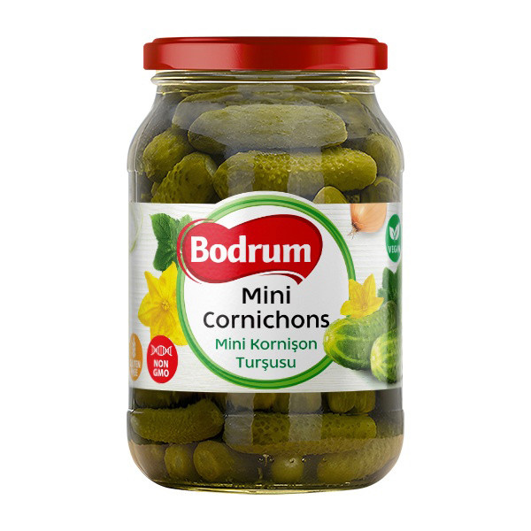 Bodrum Mini Cornichons 12x480g