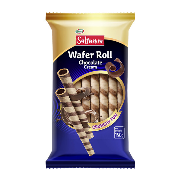 Sultanim Wafer Rolls with Chocolate Cream 16x150g