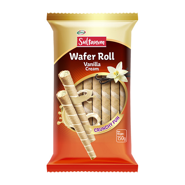 Sultanim Wafer Rolls with Vanilla Cream 16x150g