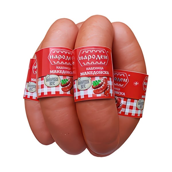 Naroden Macedonian Sausage Flow Pack Sold by KG
