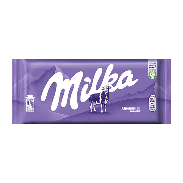 Milka Chocolate Alpine Milk 25x90g