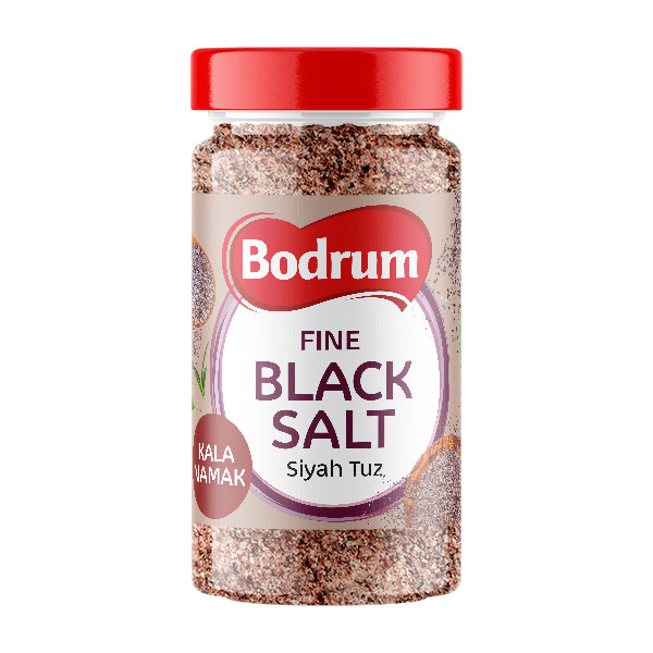 Bodrum Spice Kala Namak Black Salt Fine 4x450g