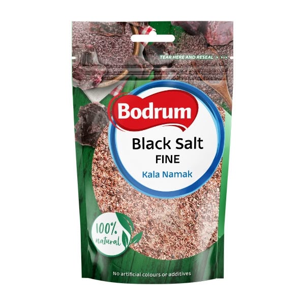 7Bodrum Spice Kala Namak Black Salt Fine 6x200g