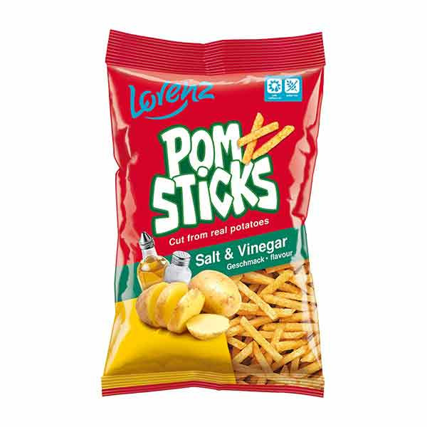 Crunchips Pomsticks Salt & Vinegar14x85g