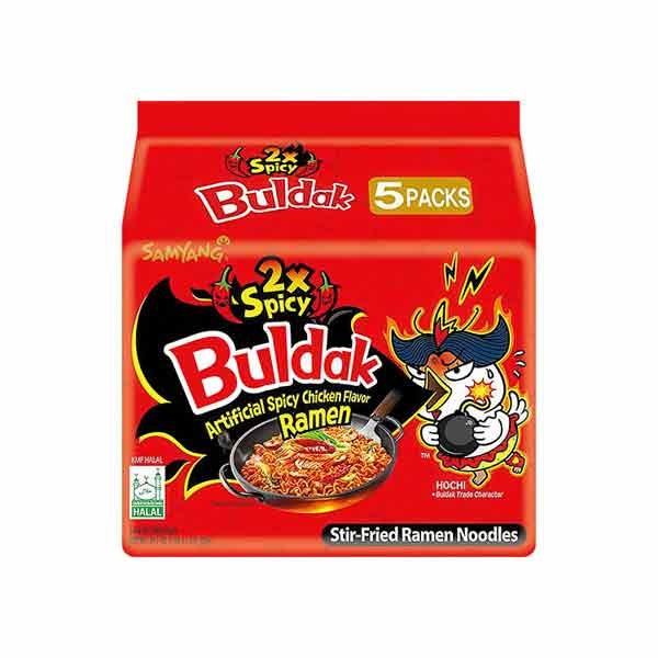 Samyang Buldak Double Spicy Hot Chicken Ramen 8x5x140g
