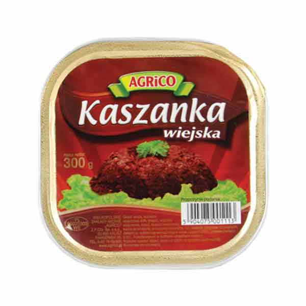 Agrico Black Pudding ( Kaszanka Wiejska) 6x300g