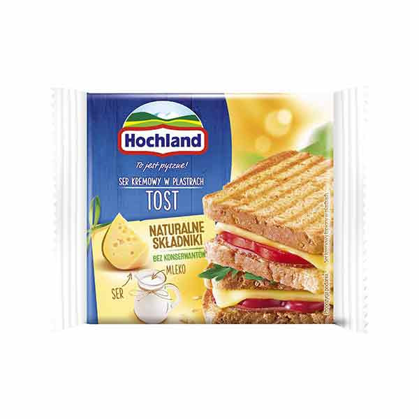 Hochland (24) Slices Cheese Tost Plain (Topiony Plastry Tost) 10x130g (2387)