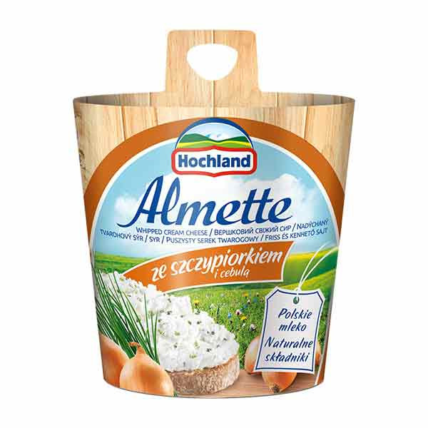 Hochland Almette Cream Cheese Onion & Herbs 1x150g