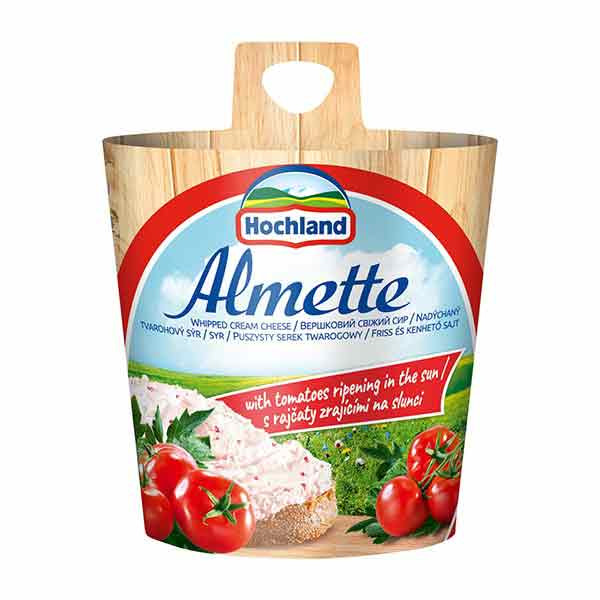 Hochland Almette Cream Cheese Tomatoes 1x150g
