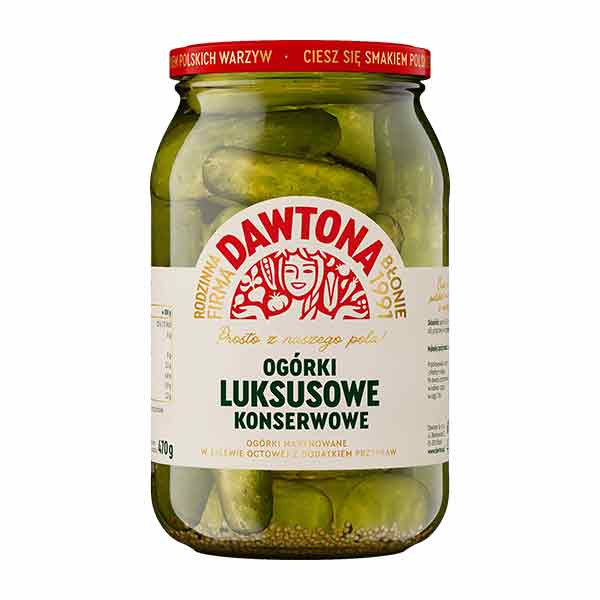 Dawtona Ogorki Luksusowe (Dill Cucumbers) 6x900g